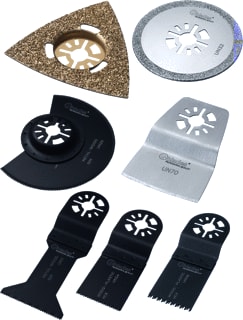 Qblades - Multitoolblad Assortiment Set Tot, 7Dlg