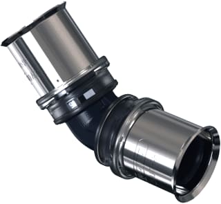 Wavin - Tigris K5 Fitting met 2 aansluitingen Tigr Knie 45 25