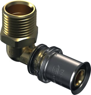 Wavin - Tigris M5 Fitting met 2 aansluitingen tigr m5 ovrg.kn 16x1/2bu