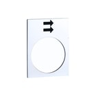 Schneider Electric - Harmony XAC Tekstschild vr drukknop/signaallamp Etiket Op Gs Zb2By4902