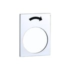 Schneider Electric - Harmony XAC Tekstschild vr drukknop/signaallamp Etiket Dr.Rechts Zb2By4919