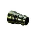 Viega - Megapress 42132 Fitting met 2 aansluitingen Overg.Stuk 11/2X42