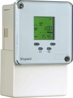 Legrand - MaxiRex d72/2 Digitale schakelklok vr paneelbouw Schakklok D72/2P