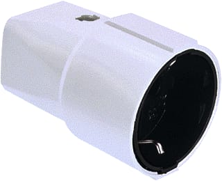 Bachmann - Koppelcontactstop (geaard) Ocs Stekker Koppeling Wit