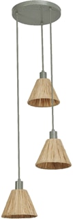 Ledvance - Pendelarmatuur dec raffia pendant p3xe27