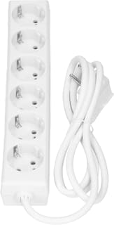 Bachmann - Selly Contactdooscombinatie Ocs I 6X230V Wit 1,5M