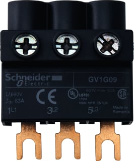 Schneider Electric - TeSys Deca Advanced Kamrail Voedblk Bov Gv1G09