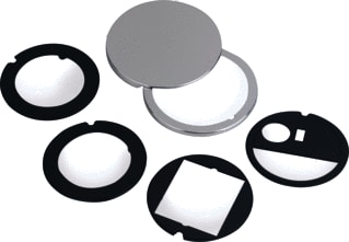 Bachmann - Pix Deksel voor opbouwdoos wand/plafond Ocs I Dekselset Rvs