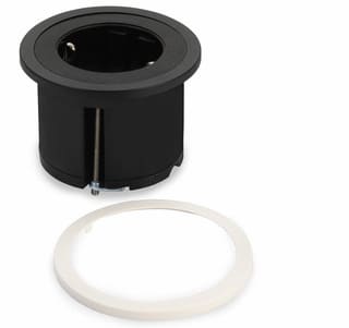Bachmann - Pix 1xWCD Contactdooscombinatie Ocs I 1X230V Zwart+Wit