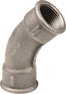 Nefit Industrial - Gegalvaniseerd 41 Fitting met 2 aansluitingen Neft Bocht 5/2 45Gr Geg41