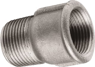 Nefit Industrial - Gegalvaniseerd 529A Fitting met 2 aansluitingen Neft Soknippel 3/2 Geg529A