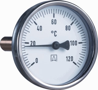 AFRISO - Bimetaalthermometer Euro Thermometer 1/2 Q63 0-120