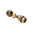 Henco - 1 Fitting met 2 aansluitingen Knelrfit2 Knel/26X1"