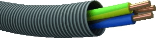 Draka - Profit Kunststof installatiebuis, bedraad Pro 16 Eca Vd 3G2,5 Ro100