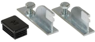 Wemefa - Radiatorstandconsole flam baal bevest.set 607 zwart