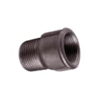 Nefit Industrial - Zwart 529A Fitting met 2 aansluitingen Neft Soknippel 2 Zw529A