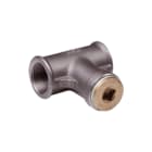 Nefit Industrial - Zwart 599A Fitting met 2 aansluitingen Neft Regel T-Stuk 1 Zw599A