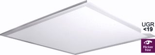 Megaman - Berto Plafond-/wandarmatuur Bl 60X60 Ugr19 4K