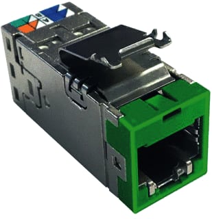 COMMSCOPE NETCONNECT - Modulaire connector Mj Cat6A 4P Grn