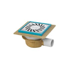 Aquaberg - 2030 serie Vloerput met 1 aansluiting Put 146X146 Ve Zu Ws50 10Mm