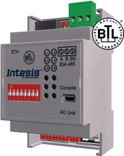 Intesis - Systeeminterface bussysteem panson eth ac bac ip/mstp