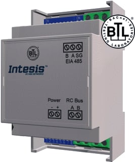 Intesis - Systeeminterface bussysteem toshiba vrf dig-bac 1