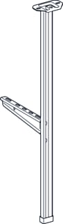 Schneider Electric - Canalis Bevestigingssysteem railkoker Steunkit 400A