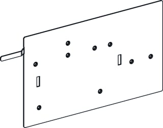 Schneider Electric - Canalis Toebeh./onderd. aftakkast railkoker plate ksb gateway