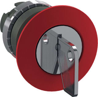 ABB - P9M Drukknop frontelement (paddestoel) 1sfa192000r9001