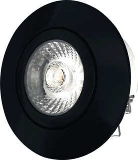 Interlight - LED DOWNLIGHTS Downlight/spot/schijnwerper Downl 6W 2700K Zw