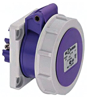 ABL - Connectivity CEE-contactdoos, aanbouw Cee Abcds 2P 16A 24V Ip67