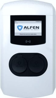 Alfen - Oplaadpunt elektr. voer-/vaartuig Double Plus 3Ph2C Wit