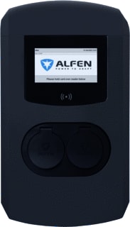 Alfen - Oplaadpunt elektr. voer-/vaartuig Double Plus 3Ph1C Grijs