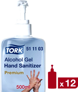 Tork - Persoonlijke verzorgingsproduct Alcohol Gel 500Ml Premium