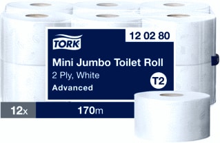 Tork - Papieren doek/rol Mnjmb Tltp Wt T2 Adv Zk12