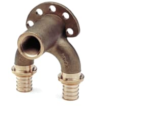 REHAU - RAUTITAN RX+ Muurplaat Doorstr Mrpl 25/25 1/2Lang