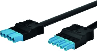 Adels - AC166 Patchkabel inst.bare gebouwinstall. Koppsn 5X2,5 5M Dali Eca