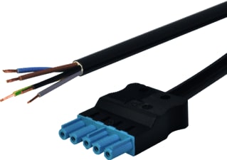 Adels - AC166 Patchkabel inst.bare gebouwinstall. Aansl M 5X1,5 2M Dali Eca