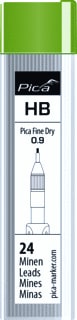 Pica - Merkstift/-krijt 7030 Fine Dry Navulling Hb