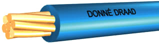 Donne - H07V-U Installatiedraad Vd Eca 1,5 Grijs Ri100
