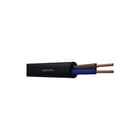 Draka - VMvL H05VV-F Voedingskabel tot 1 kV beweegbaar Eca 2X1.5 Zw Ri100