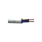 Draka - VMvL H05VV-F Voedingskabel tot 1 kV beweegbaar Eca 2X1 Wit Ri100