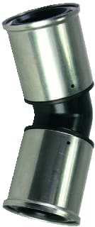 Henco - Fitting met 2 aansluitingen Pers Knst Bocht 45 26Mm