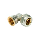 Henco - Fitting met 2 aansluitingen Knie/Kopp 16X1/2Bi/Knel