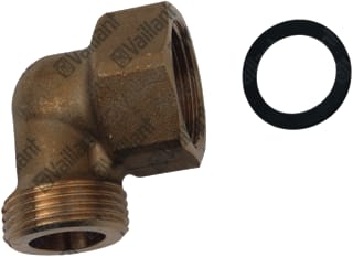 Vaillant - Toeb./onderd. gasgestookte cv-ketel ondgastst bocht