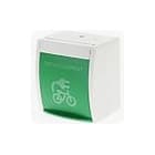 ABB Busch-Jaeger - Ocean Wandcontactdoos (WCD schakelmat.) Wcd Ra Kv Fietsoplpunt Grn