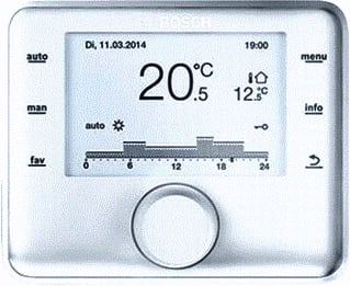 Nefit-Bosch - Ruimteklokthermostaat Bsch Klokthermostaat Cr400