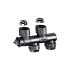 Brugman - Accessoires Accessoires Rad.aansl.combi. m kraan+onderblok rad.aansl simp ondrbl n3
