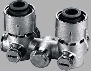 Brugman - Accessoires Accessoires Rad.aansl.combi. m kraan+onderblok Onderblok E2/50