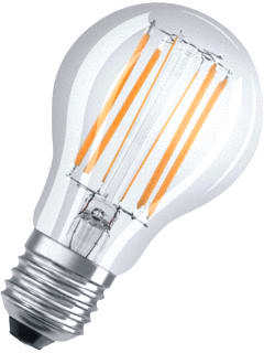 Osram - Retrofit Classic A LED-lamp Retro A Dim75 9W/2700K E27